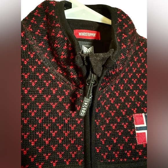 Dale of Norway Wool Black Red Windstopper Vest Women’s Small S Pockets Full Zip - Picture 5 of 14